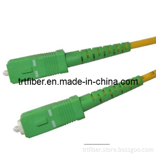 SC/APC-SC/APC Simplex Singlemode Fiber Optic Patch Cord (fiber optic cable)